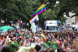 Parade zum Christopher-Street-Day am 26.07.2025