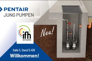 Pentair Jung Pumpen auf der IFH/Intherm in Nürnberg