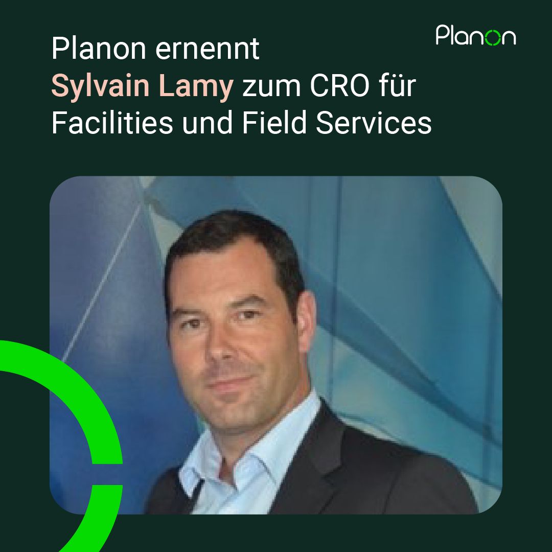 Planon ernennt Sylvain Lamy zum Chief Revenue Officer für Facilities und Field Services