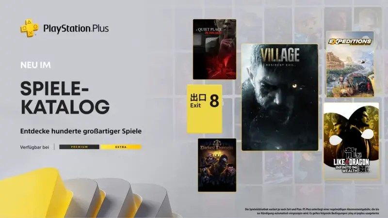PlayStation Plus Extra- & Premium-Neuzugänge im Januar
