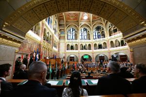 Plenarsitzung der Nationalversammlung in Ungarn