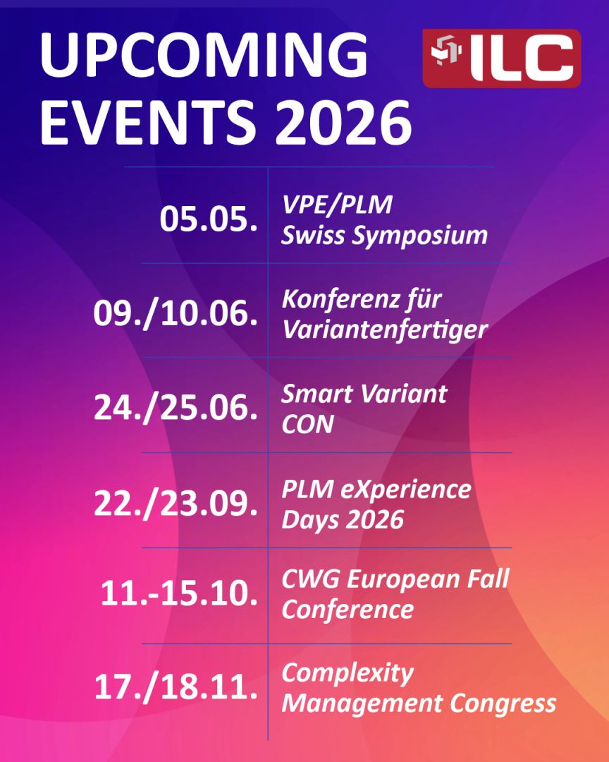 PLM-Events und -Konferenzen in 2026