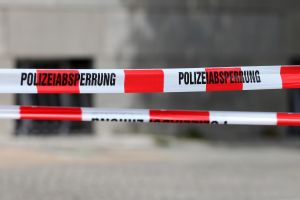 Polizeiabsperrung (Archiv)