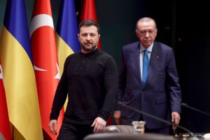 Präsident Selenskyj und sein türkischer Amtskollege Erdogan