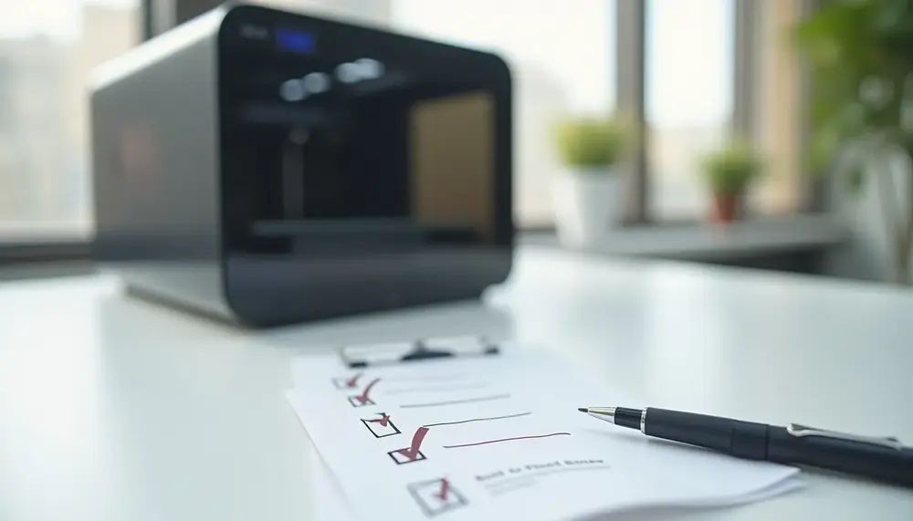 „Pre-Print“-Checkliste