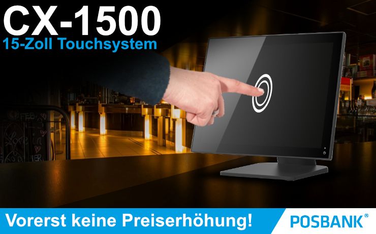 Preisentwicklung: POSBANK APEXA CX-1500