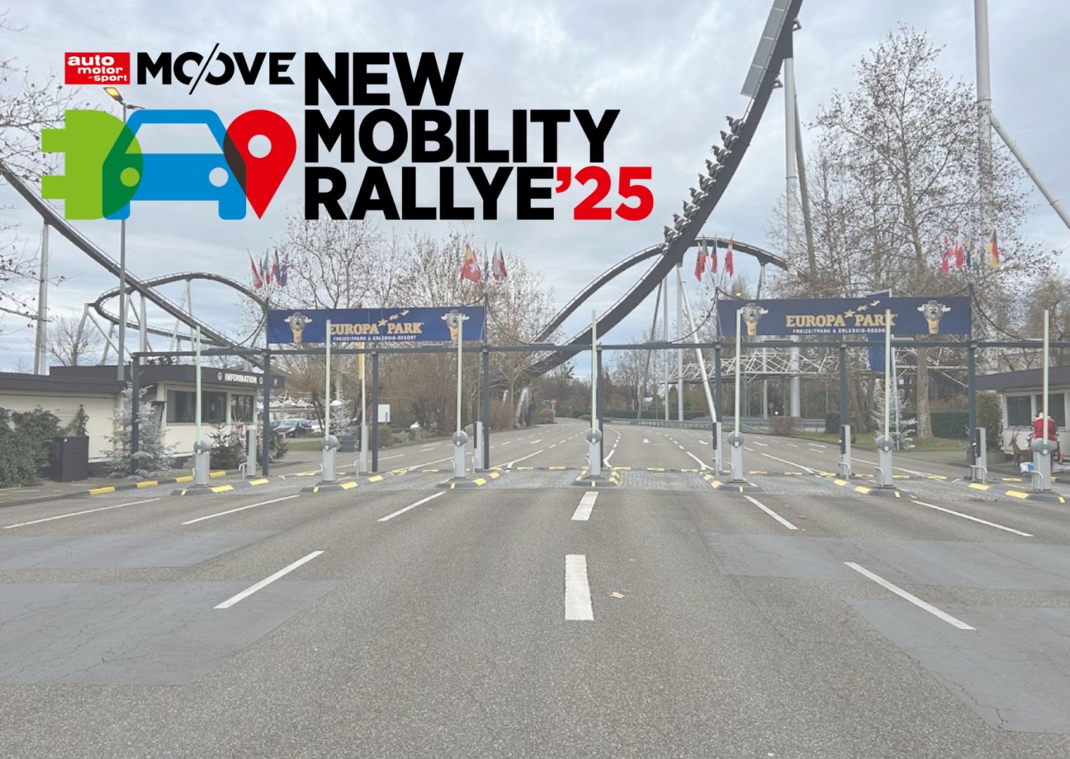 Premiere: Erstmals startet die New Mobility Rallye der Motor Presse Stuttgart im Europa-Park