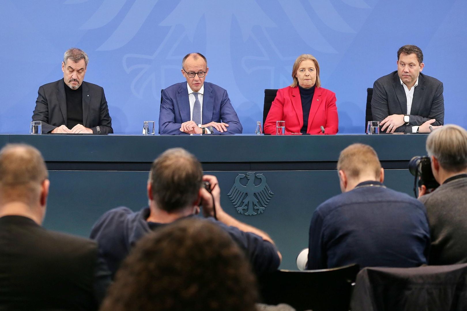 Pressekonferenz nach Koalitionsausschuss am 11.12.2025