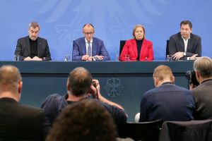 Pressekonferenz nach Koalitionsausschuss am 11.12.2025