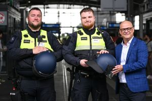 Pressetermin mit DB Sicherheit