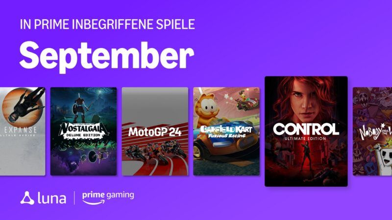 Prime Gaming-Update für September