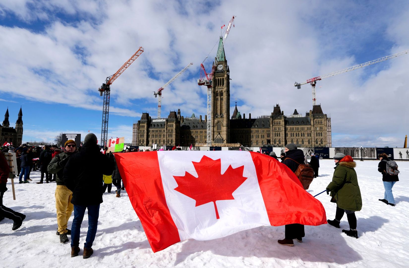 Pro-Kanada Demo in Ottawa