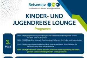 Programm Kinder- und Jugendreise-Lounge