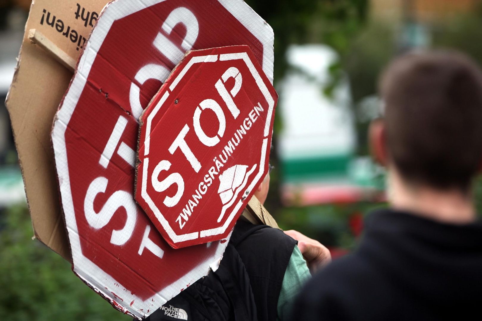 Protest gegen Zwangsräumungen (Archiv)