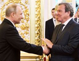 Putin und Schröder
