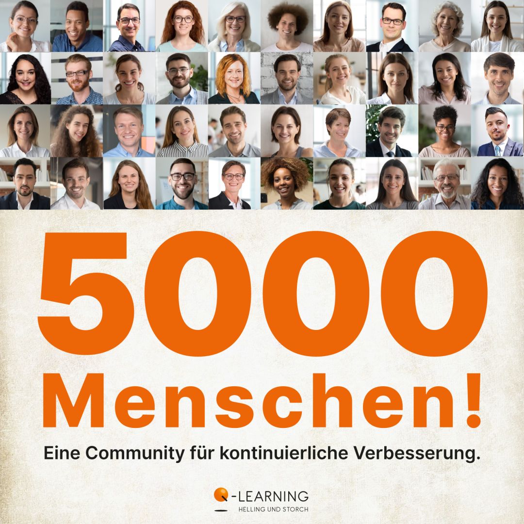 Q-LEARNING erreicht 5000 Follower:innen auf LinkedIn
