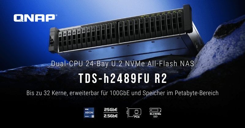 QNAP präsentiert das TDS-h2489FU R2