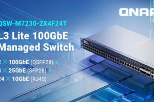QNAP stellt QSW-M7230-2X4F24T L3 Lite 100GbE Managed Switch vor