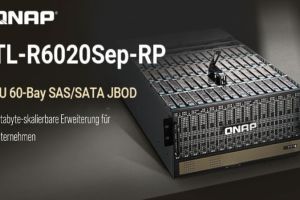 QNAP veröffentlicht das TL-R6020Sep-RP 4U 60-Bay High-Density SAS/SATA JBOD