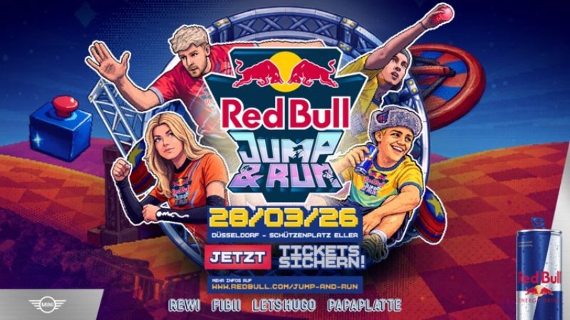 Red Bull Jump & Run kehrt zurück – Creator‑Speedrun geht in die nächste Runde
