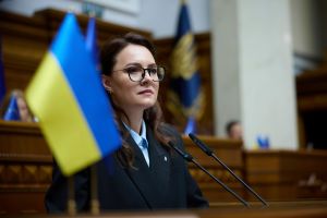 Regierungschefin der Ukraine Julia Swyrydenko