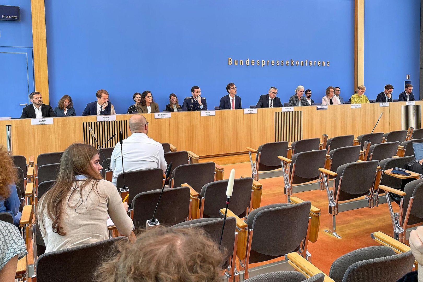 Regierungspressekonferenz am 14.07.2025