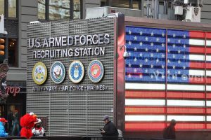 Rekrutierungsstation der US-Streikräfte (Archiv)