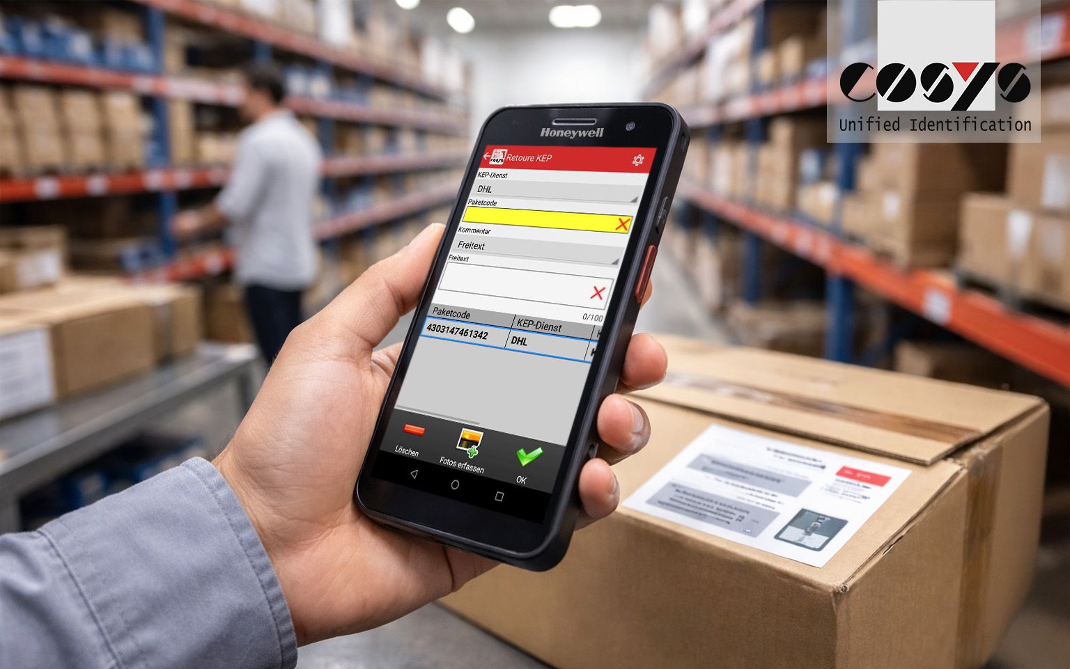 Retourenbearbeitung unter Volllast? Nicht mit dem Honeywell CT37!