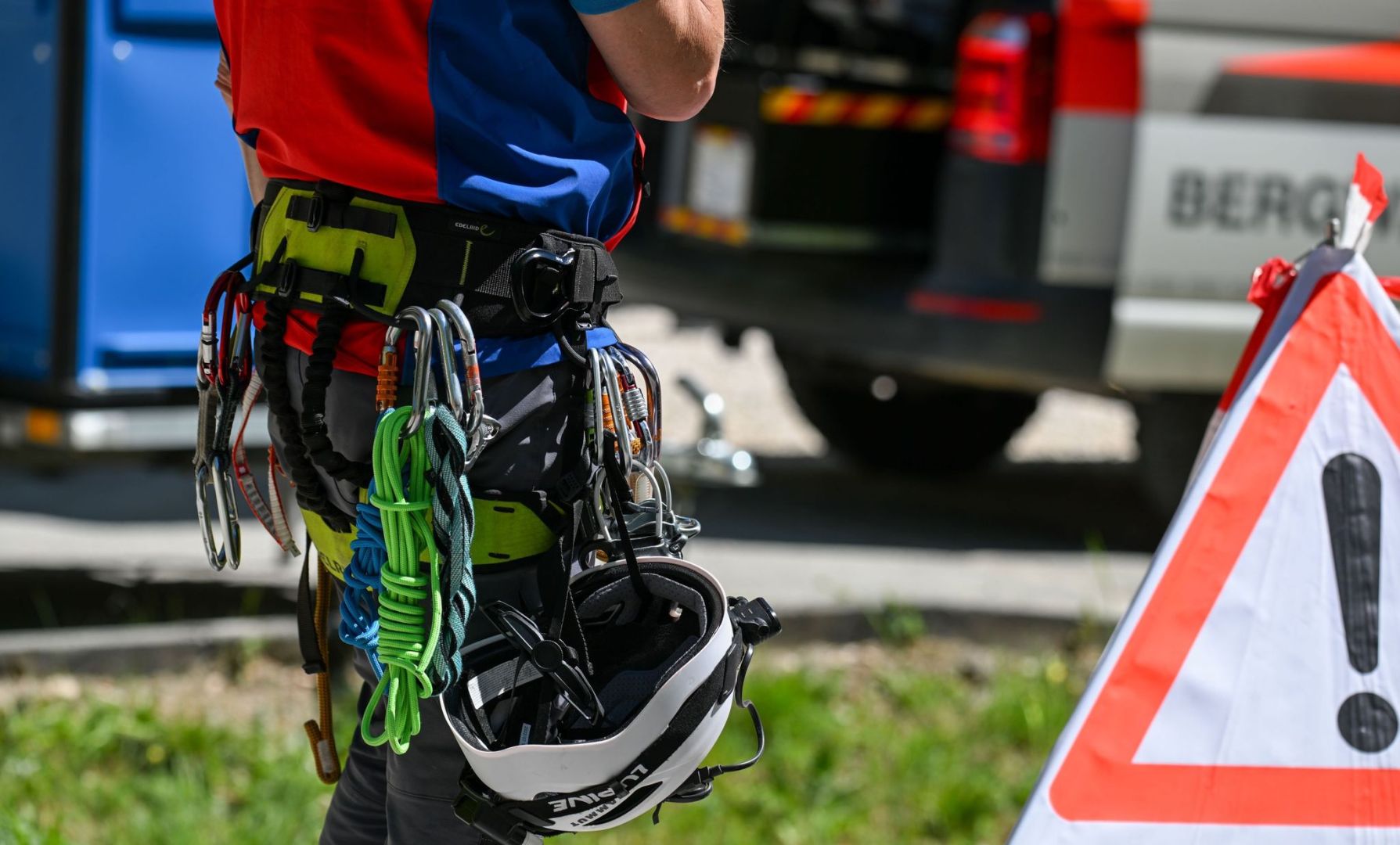 Rettungseinsatz in Falkensteiner Höhle