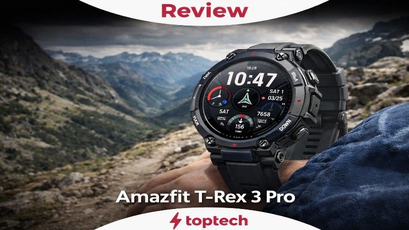 Review: Amazfit T-Rex 3 Pro Smartwatch im Test