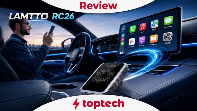 Review: LAMTTO RC26 im Test: Smarte CarPlay AI Box mit Streaming, Google Play, Gemini AI & kabellosem Komfort