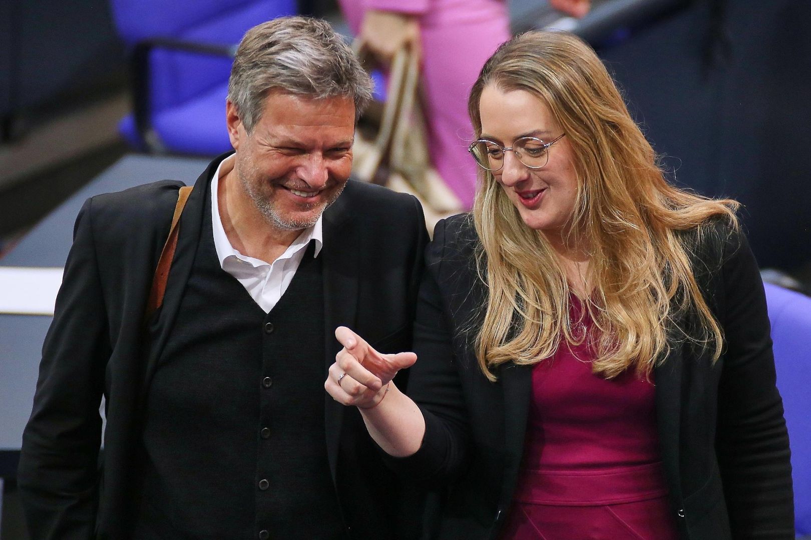 Robert Habeck und Katharina Dröge (Archiv)