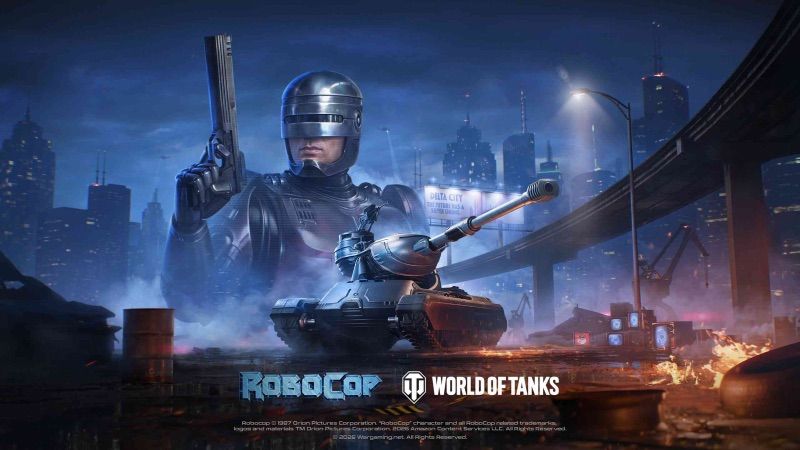 RoboCop rückt aus: World of Tanks startet neues Battle Pass Special
