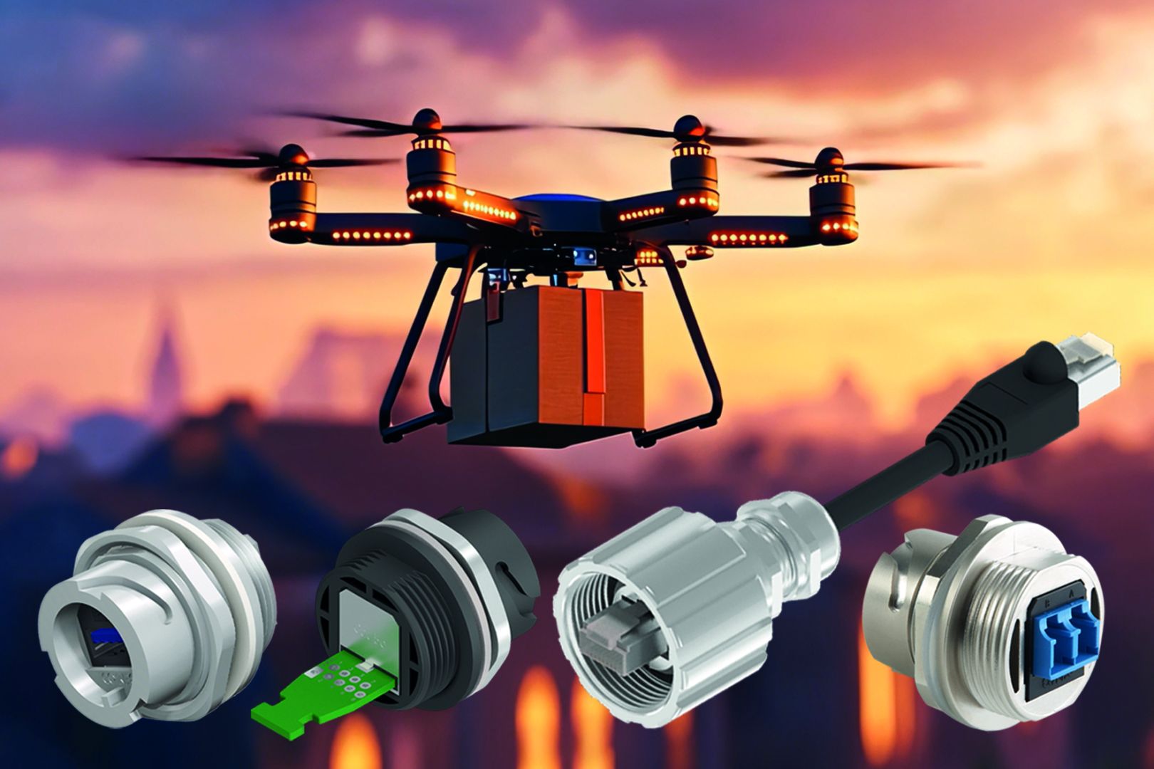 Robuste Steckverbinder für den Außeneinsatz -