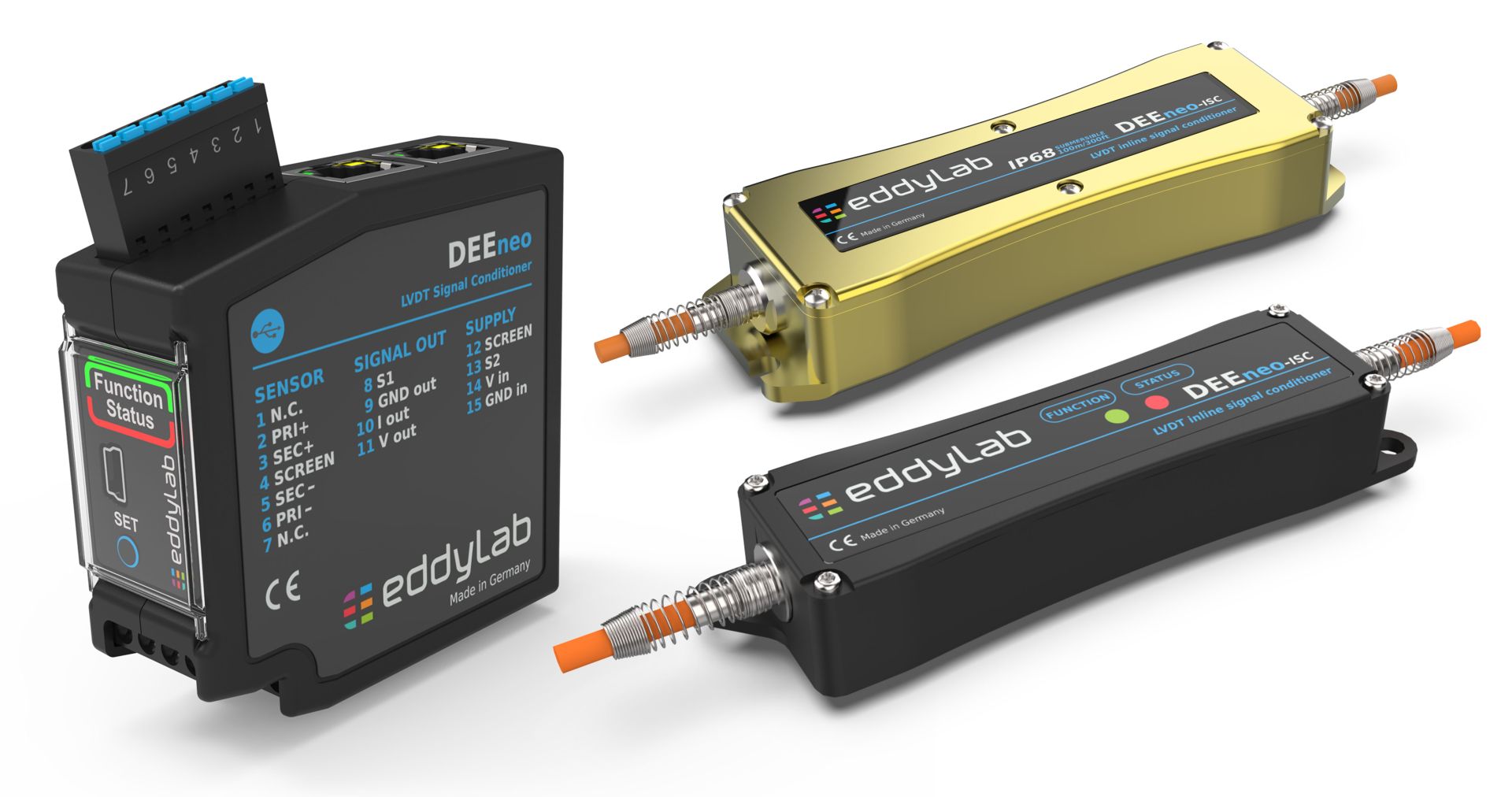 Robuste Wegmesstechnik mit intelligenter Signalaufbereitung von eddylab GmbH