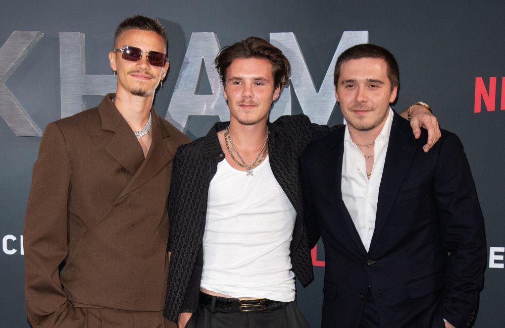 Romeo, Cruz und Brooklyn Beckham