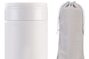 Rosenstein & Söhne Reise-Wasserkocher & Isolierkanne, 300 Watt, 500 ml, 4 Temperaturstufen