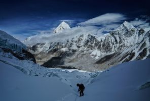 Route auf den Mount Everest blockiert