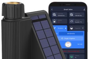 Royal Gardineer WLAN-Bewässerungscomputer BWC-620.app, Solar, Wassermengenzähler, App, IP65