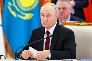 Russlands Präsident Putin in Kasachstan