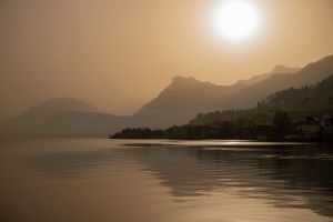 Saharastaub am Vierwaldstättersee