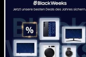 Samsung – smarte Deals, starke Rabatte und spielerische Extras in den BlackWeeks