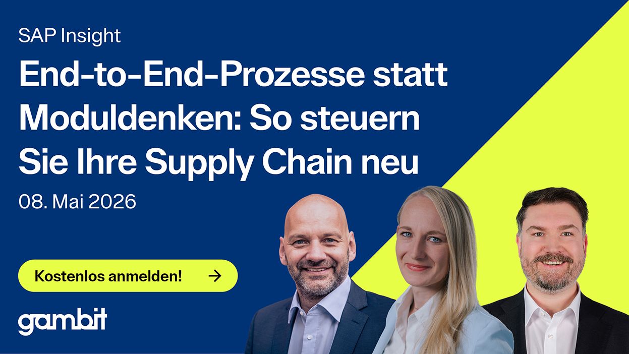 SAP News | SAP S/4HANA Supply Chain: End-to-End-Prozesse statt Moduldenken für mehr Effizienz