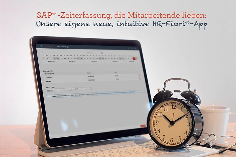 SAP®-Zeiterfassung, die Mitarbeitende lieben