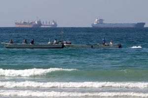 Schiffe in der Straße von Hormus