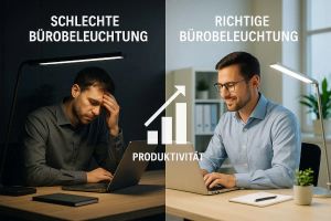 Schlechte Bürobeleuchtung verursacht versteckte Kosten für Unternehmen
