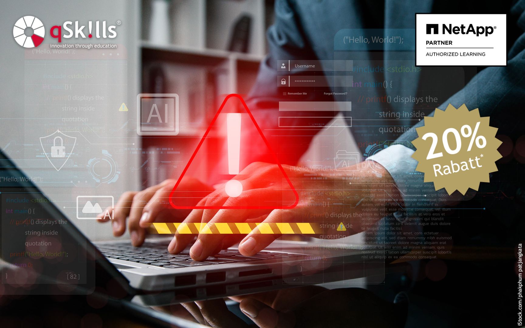 Schnell sein lohnt sich doppelt: NetApp Ransomware Resilience testen und mit qSkills profitieren