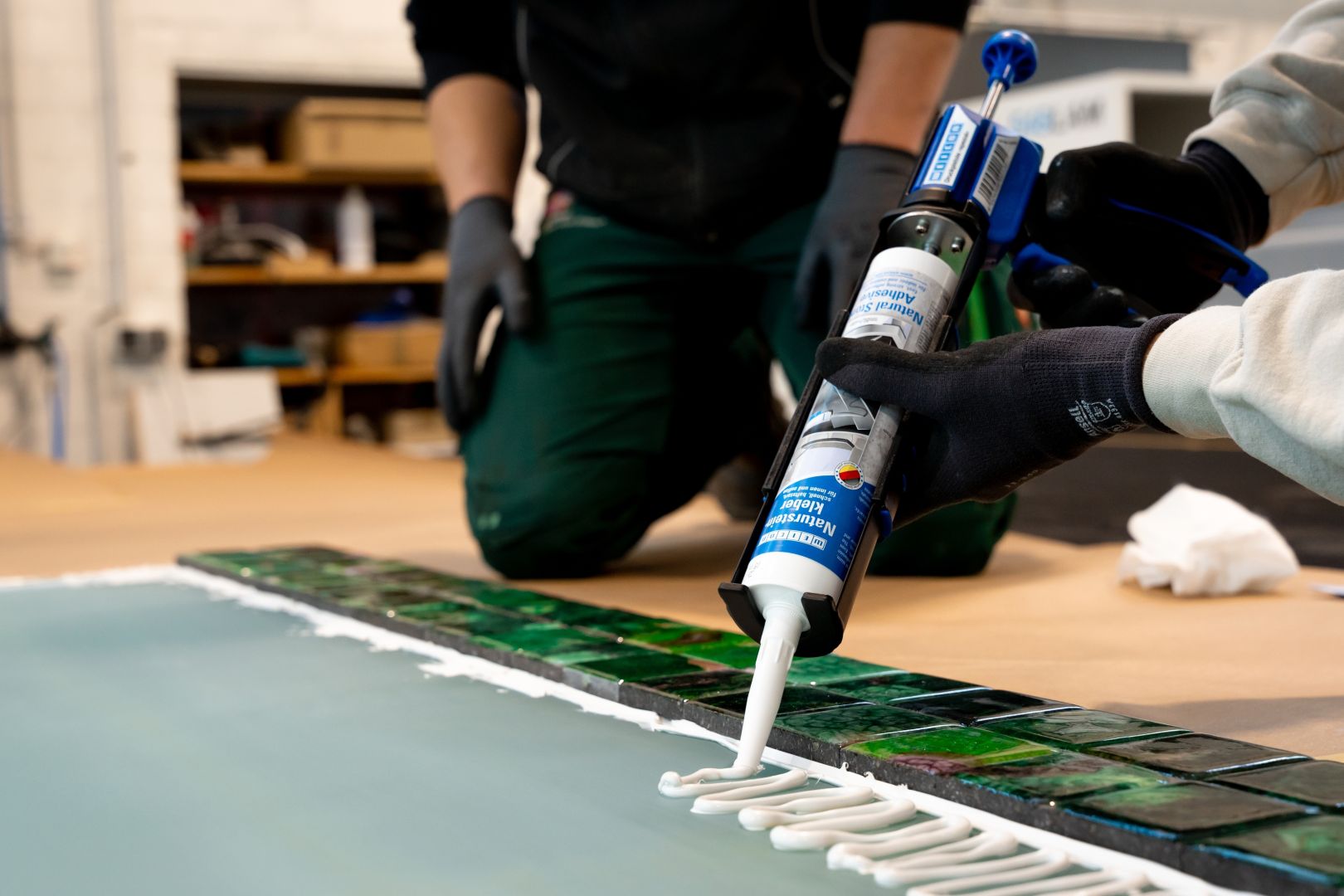 Schnell und haftstark