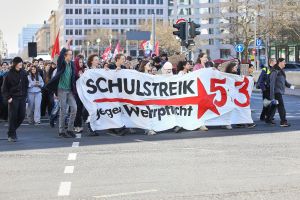 Schüler-Demo gegen Wehrdienstpläne am 05.03.2026