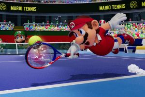 Screenshot vom Spiel «Mario Tennis Fever»